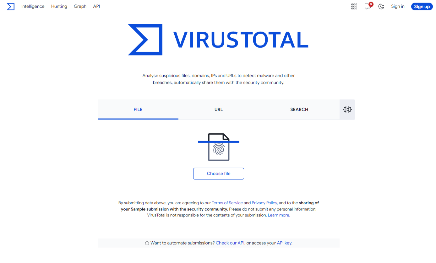 virustotal_home